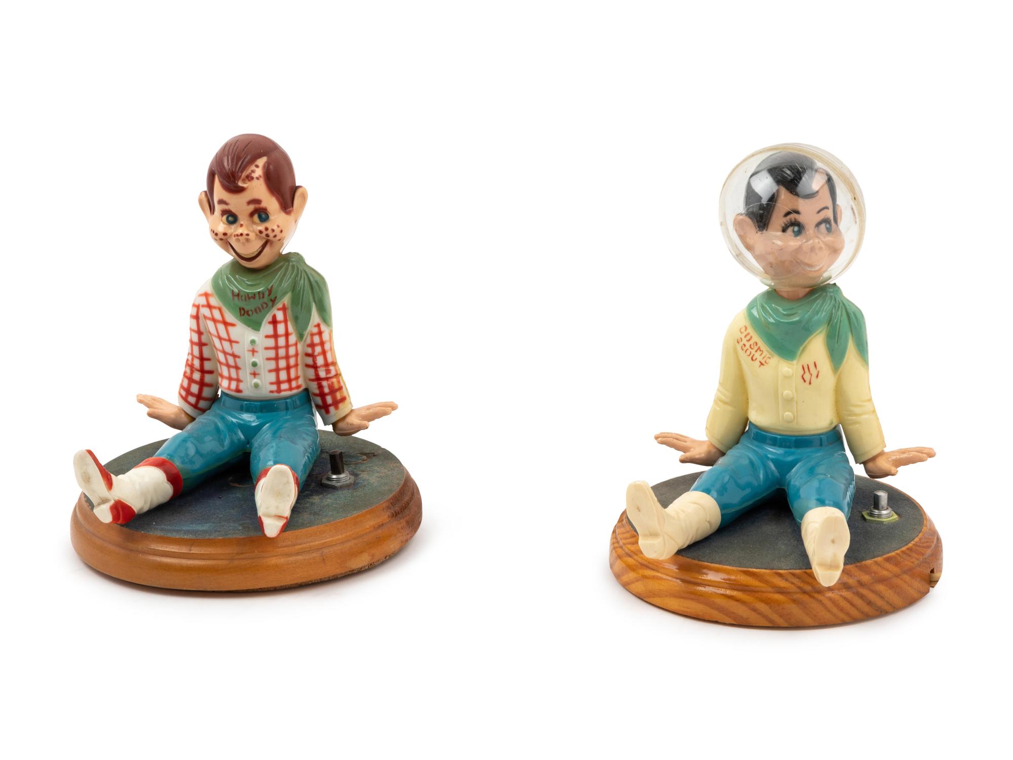 Two "Howdy Doody" Night Light Lamps