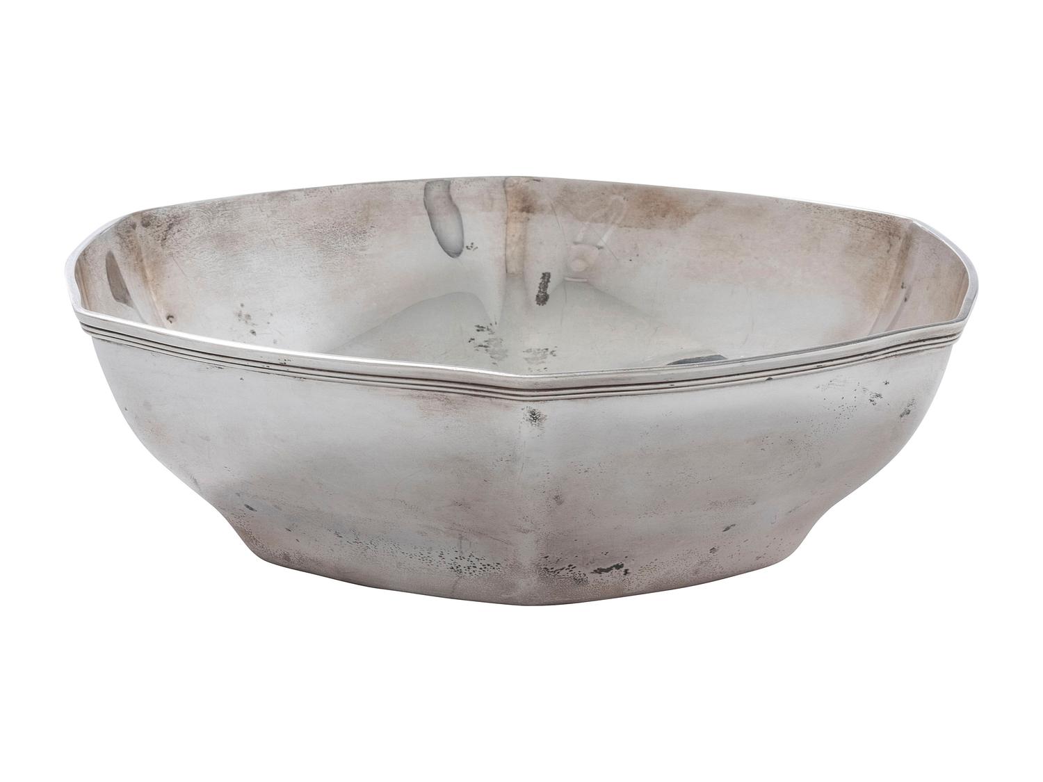 An American Silver Serving Bowl