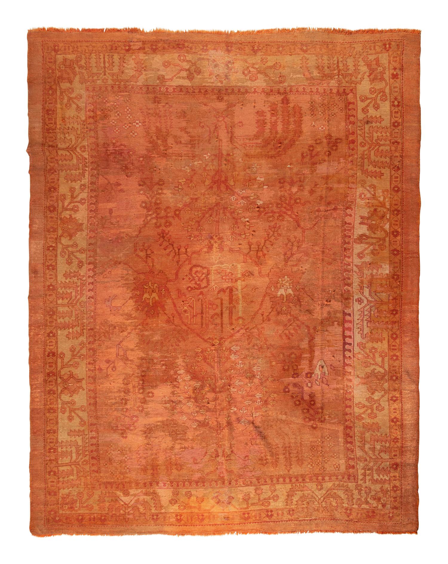 An Oushak Wool Rug