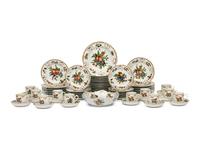 A Mottahedeh Porcelain Dinner Service