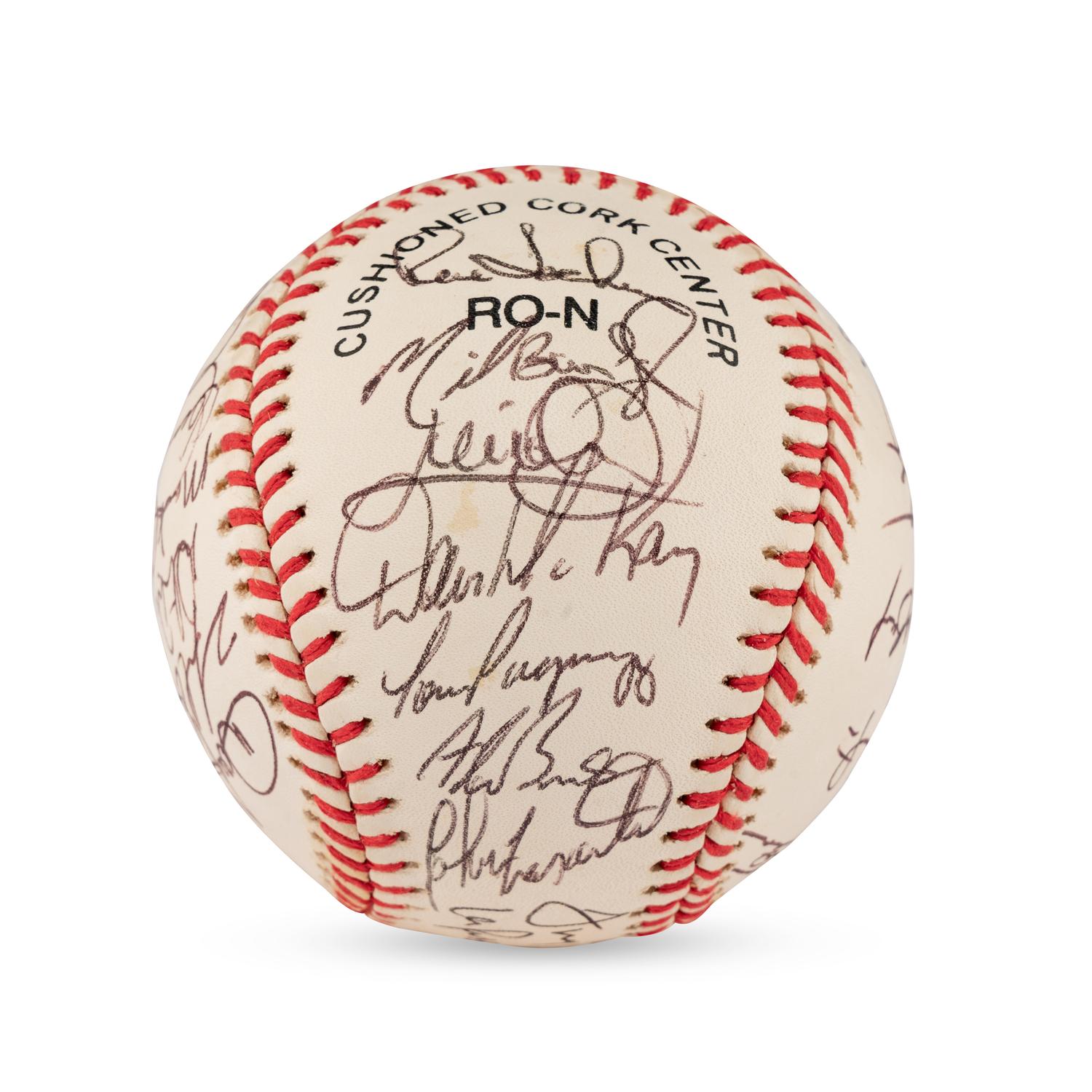 A 1997 St. Louis Cardinals Team Signed Autograph Baseball