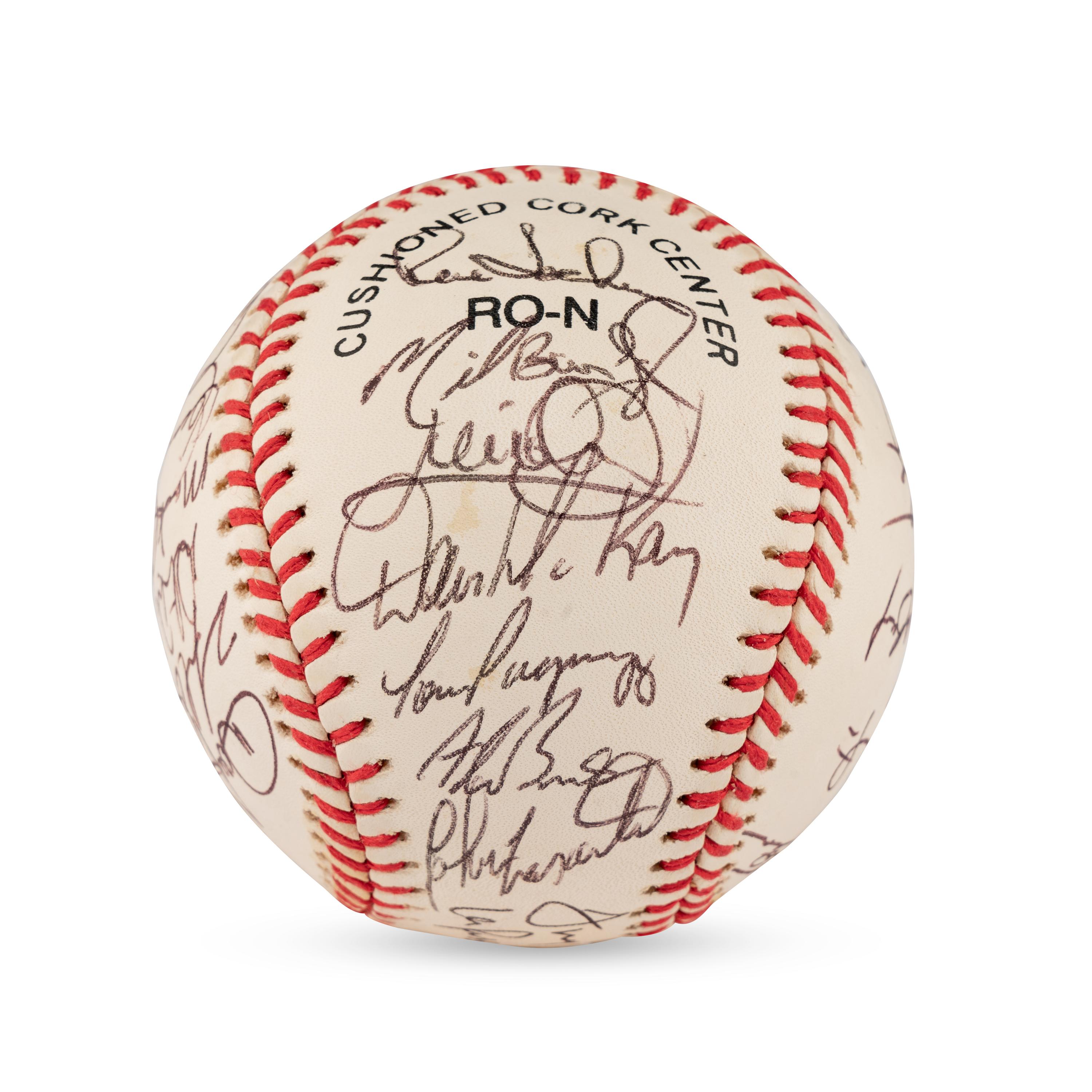 A 1997 St. Louis Cardinals Team Signed Autograph Baseball
