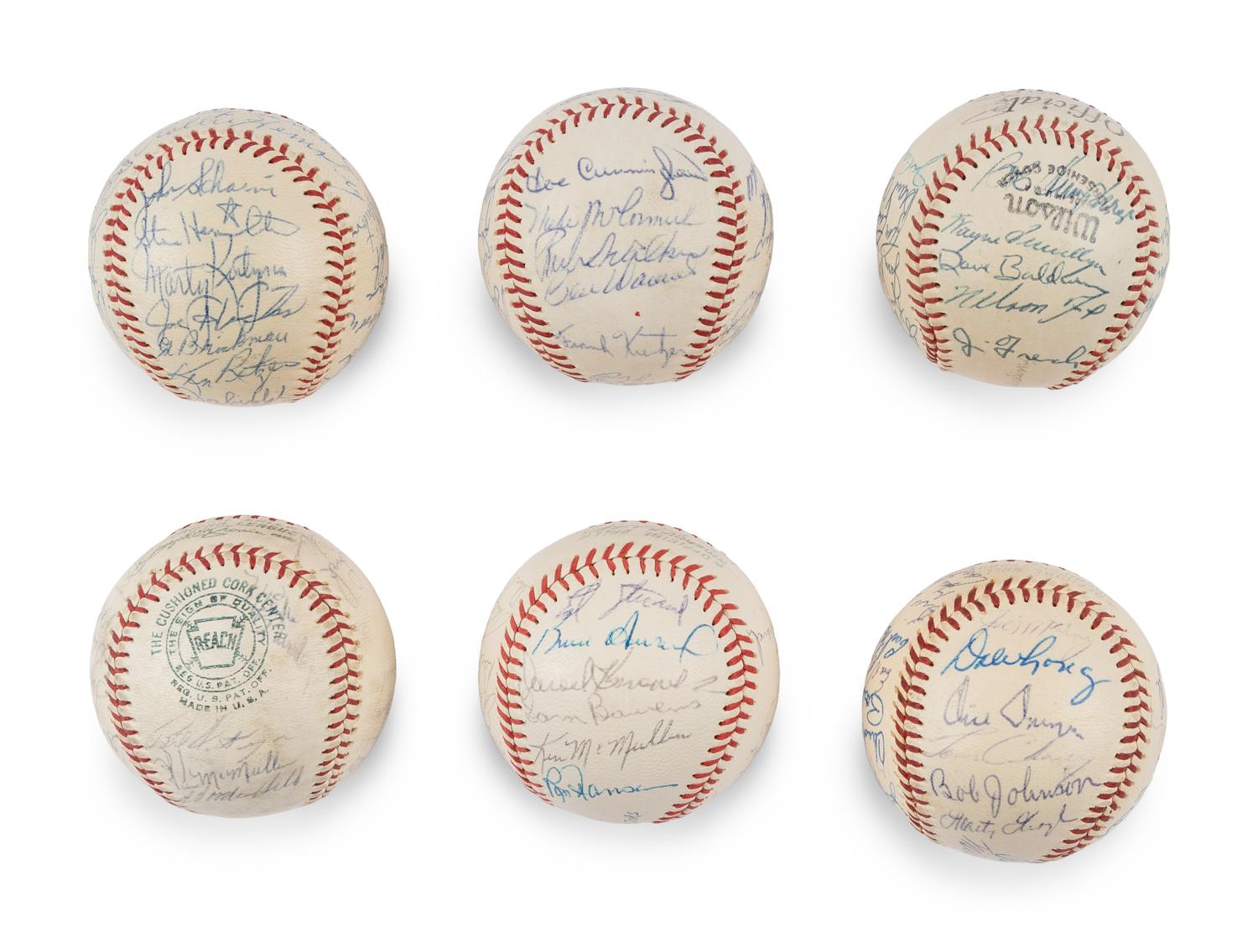 A Group of Assorted 1960s Washington Senators Team Signed Autograph Baseballs
