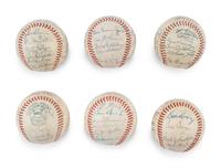 A Group of Assorted 1960s Washington Senators Team Signed Autograph Baseballs