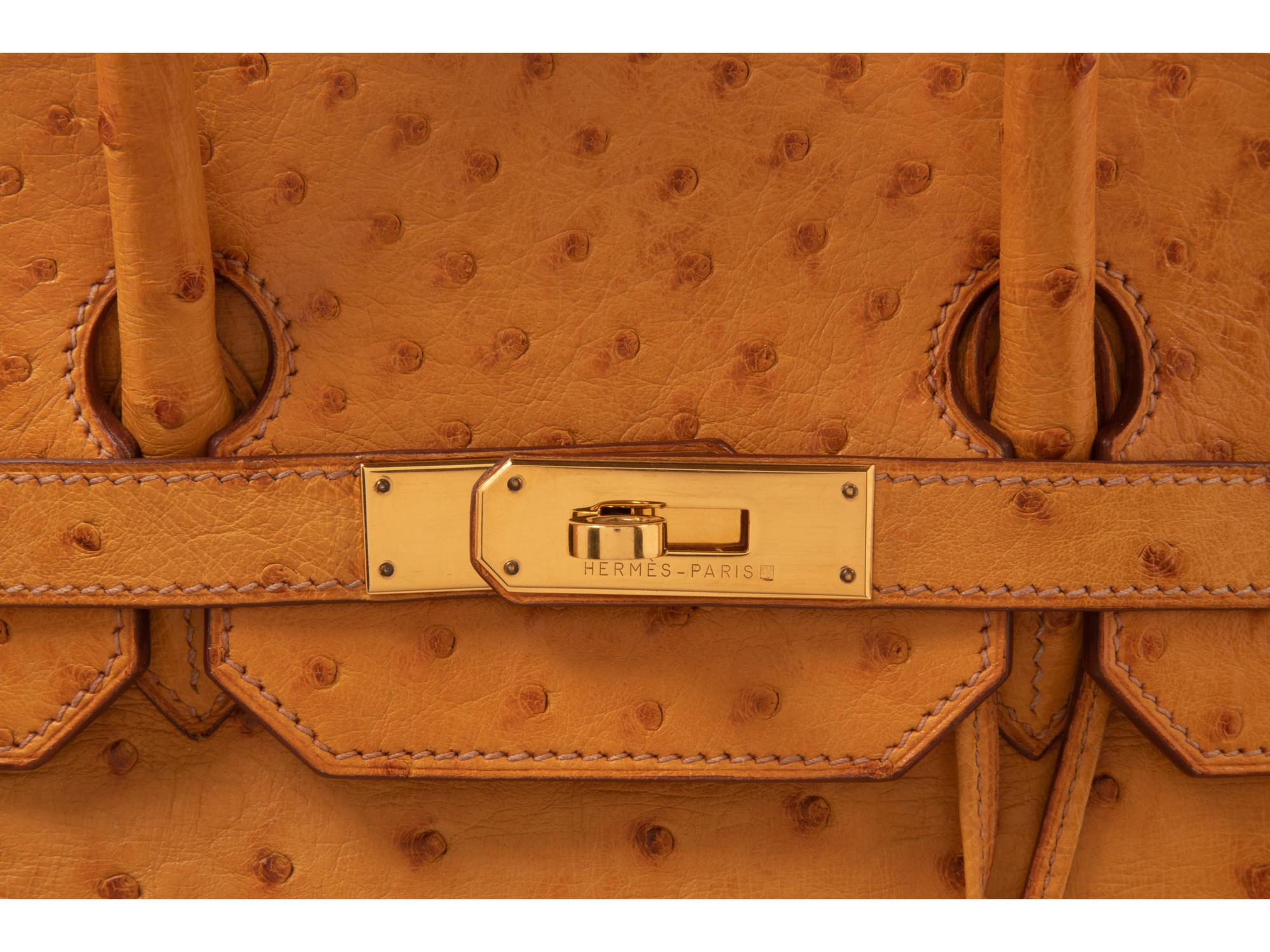 Hermès 35cm Ostrich Birkin, 2000