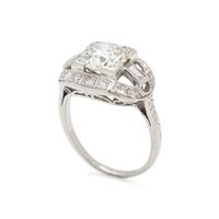 ART DECO, DIAMOND RING