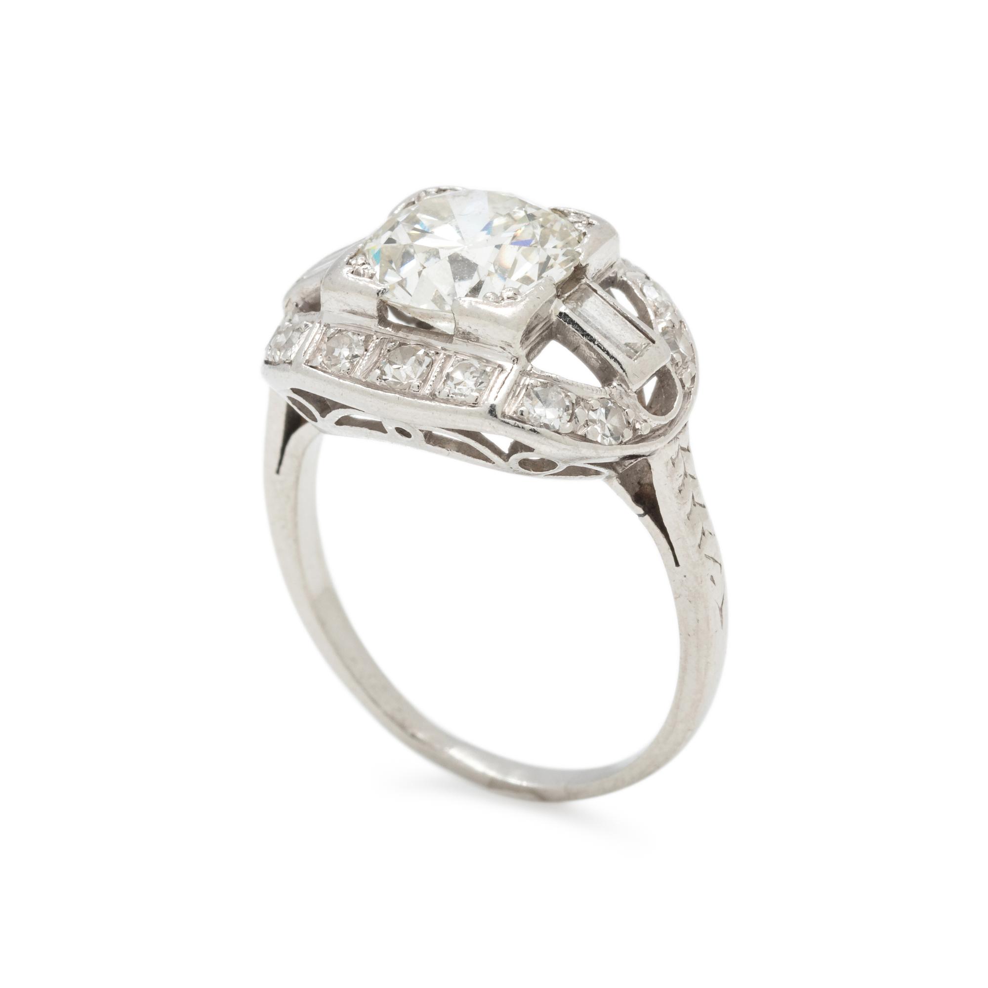 ART DECO, DIAMOND RING