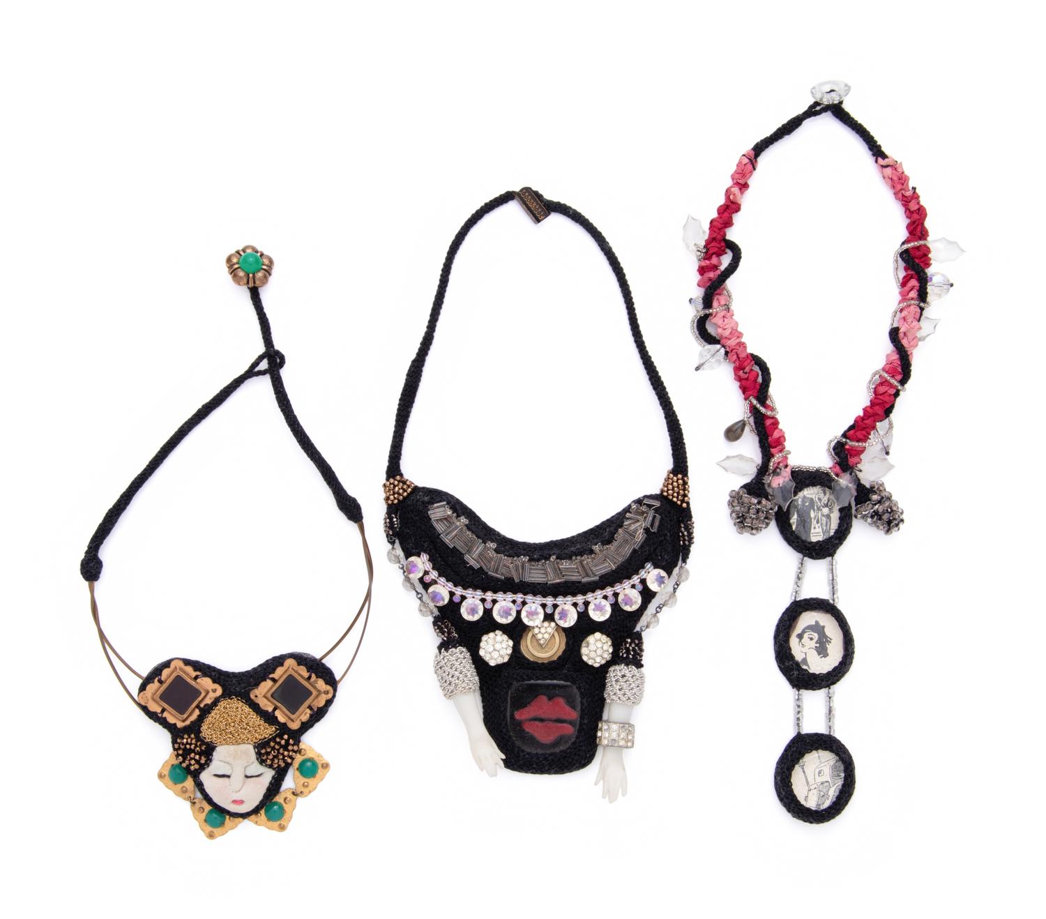 Three Irene Reed Necklaces