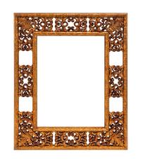 A Spanish Baroque Style Giltwood Mirror