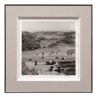 A group of four photographs ( Ministers Meeting, Rome, 1940; Preparing the Land to Plant Rice , 1949; Unloading Rice at Kobe , 1949; Bricks for Building, Greenbelt, MD, c. 1939)