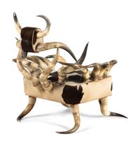 A Victorian Horn Chair
