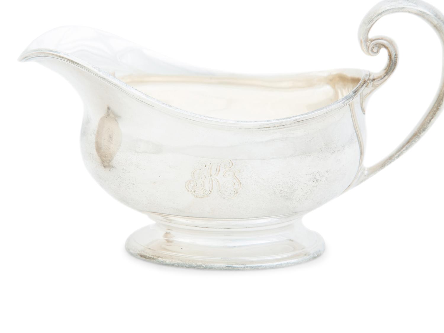 A Tiffany & Co. Silver Sauce Boat and Serving Bowl — New York, New York, 20th Century
