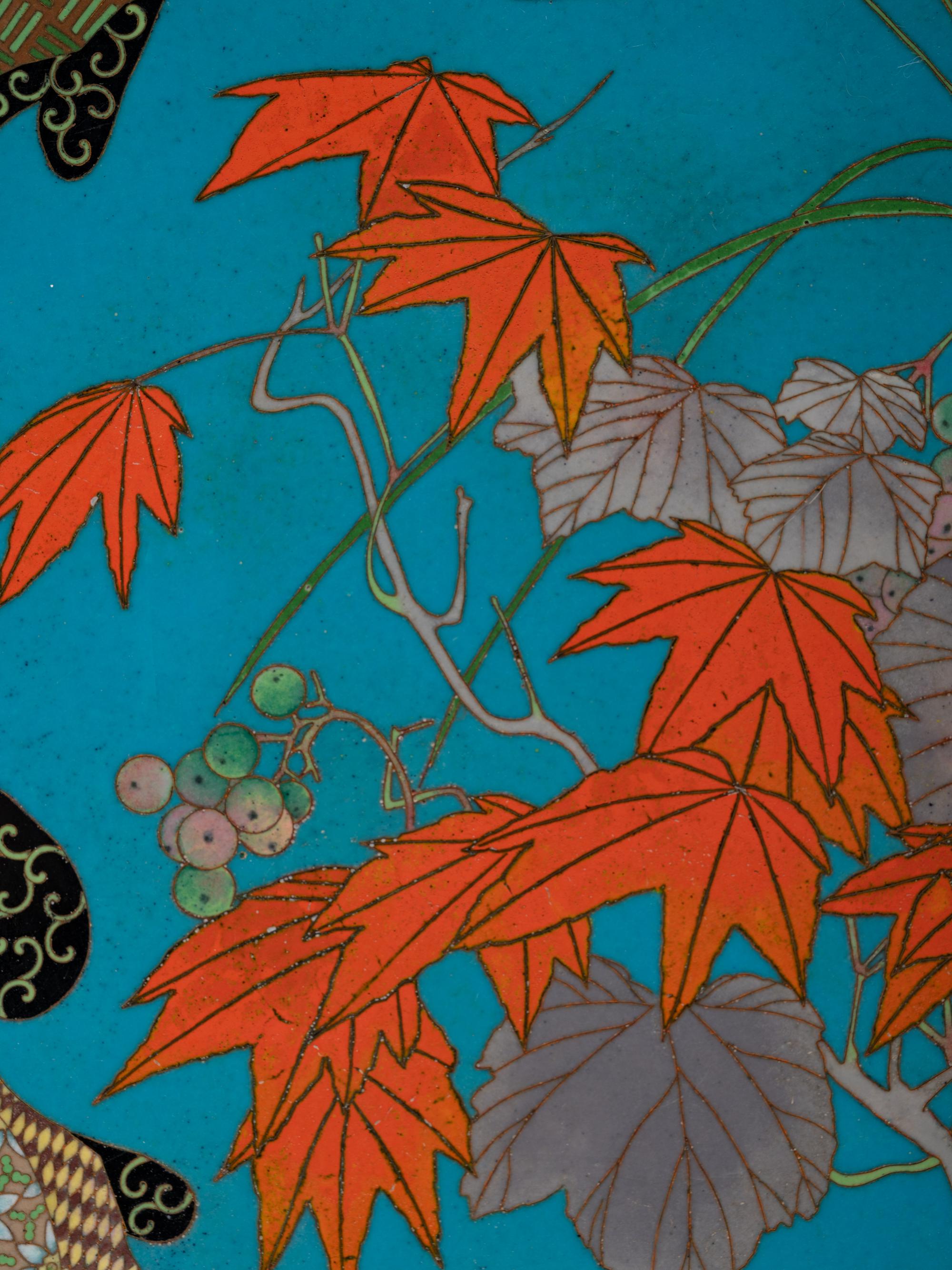 13 Japanese Cloisonné Plates
