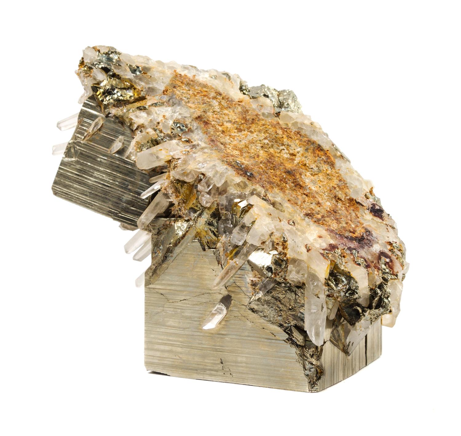 A Silver Metallic Geode Height 4 7/8 inches. — 20TH CENTURY