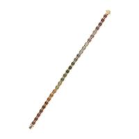 Yellow Gold and Multigem Bracelet