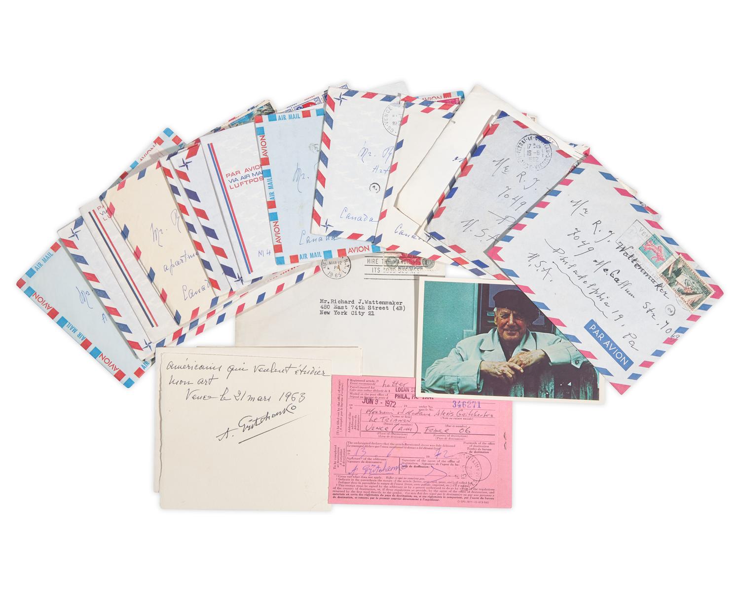 [Art] Gritchenko, Alexis. Archive of Letters and Ephemera