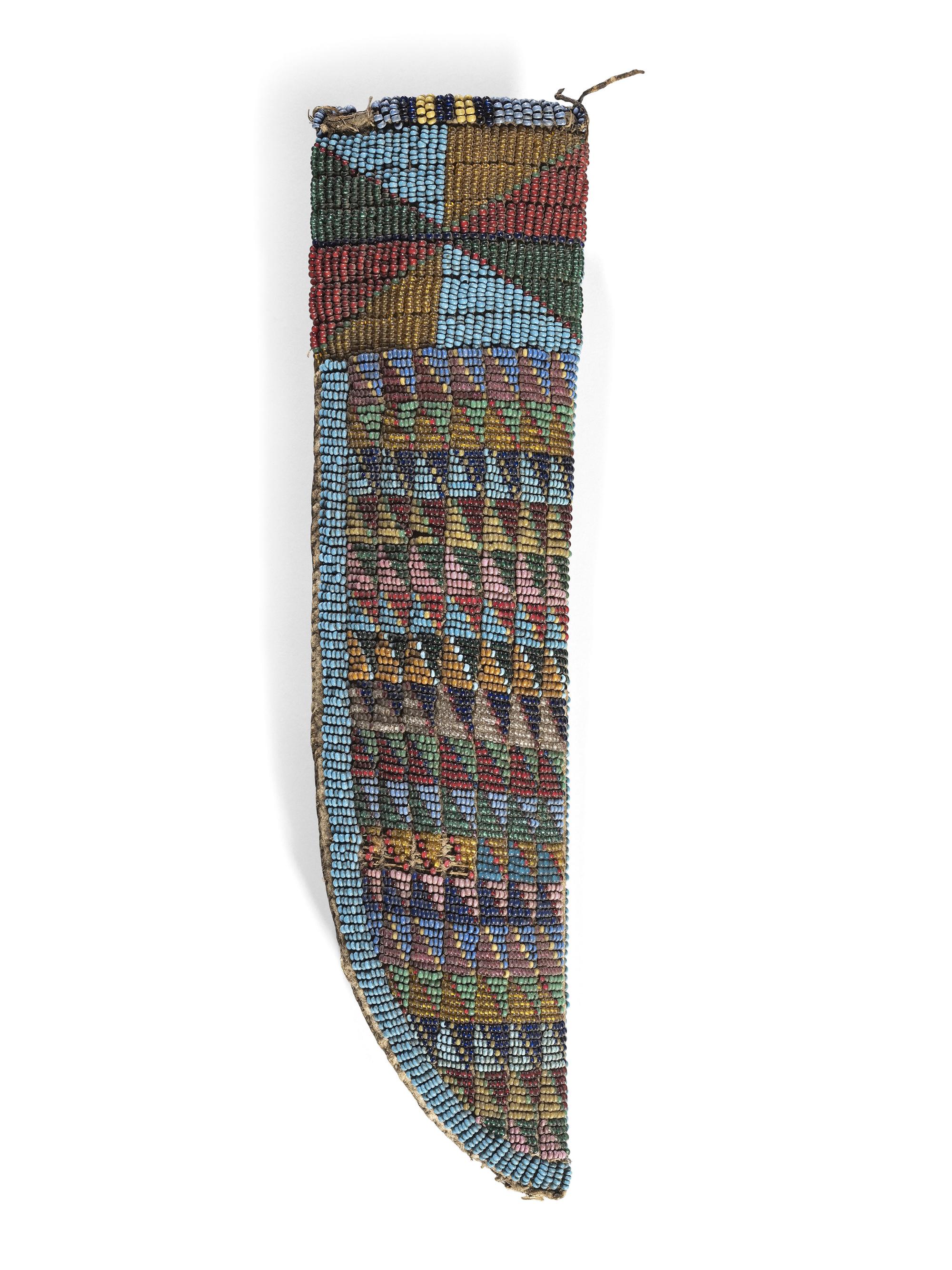 Cheyenne Beaded Hide Knife Sheath
