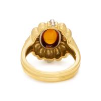 Lagos, 'Caviar', Citrine, Yellow Gold, and Platinum Ring