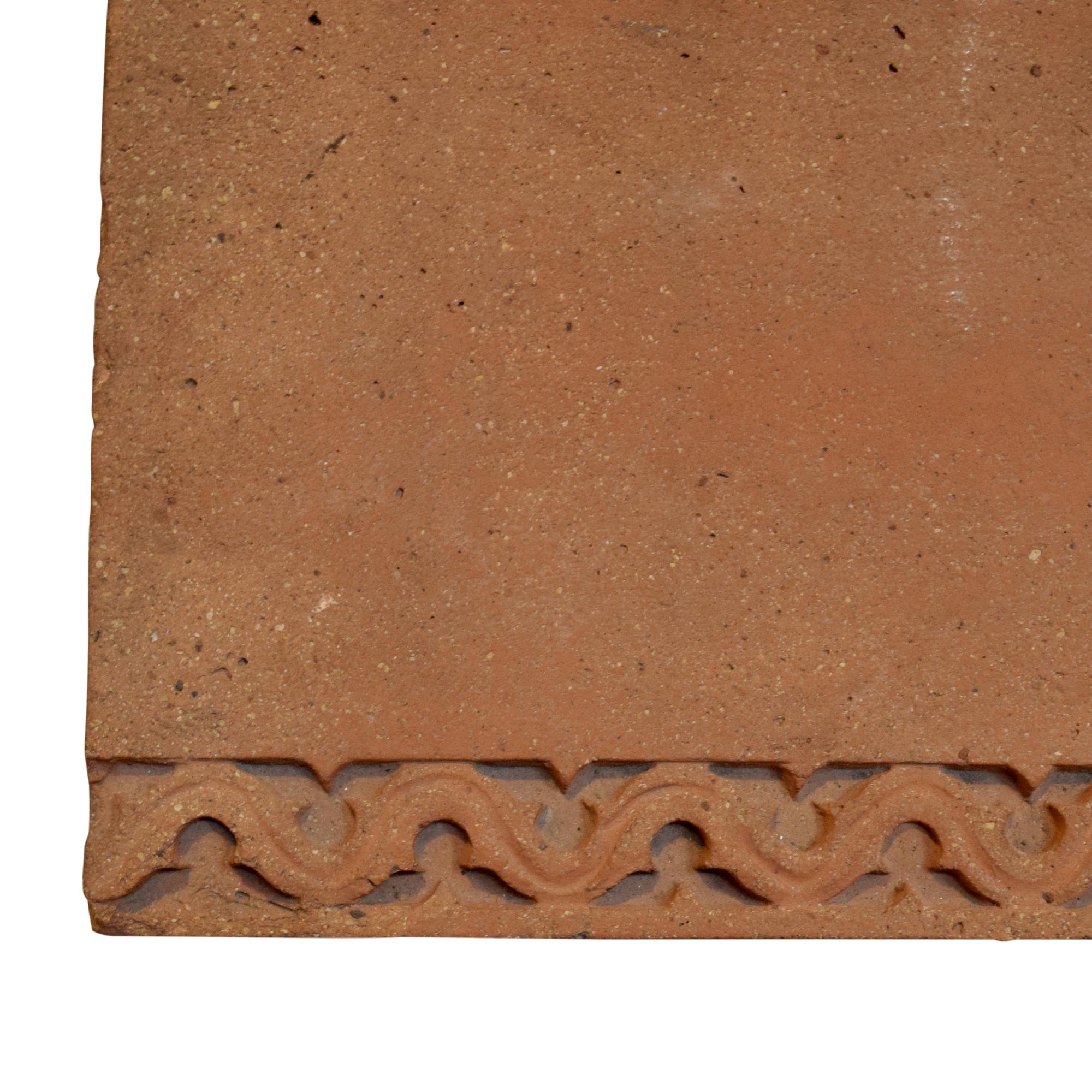 A Frank Lloyd Wright Designed Terra Cotta Fragment from the Francisco Terrace, Chicago, IL. 16" W x 5" D x 8" H — United States, Circa 1895