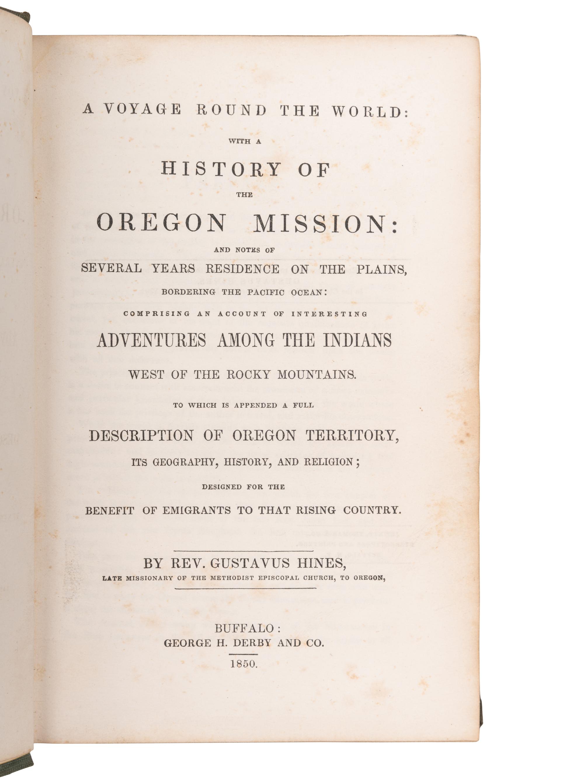 [WESTERN AMERICANA -- CALIFORNIA AND OREGON]. A group of 6 works, comprising: