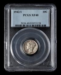 A United States 1942/1 Mercury 10c Coin
