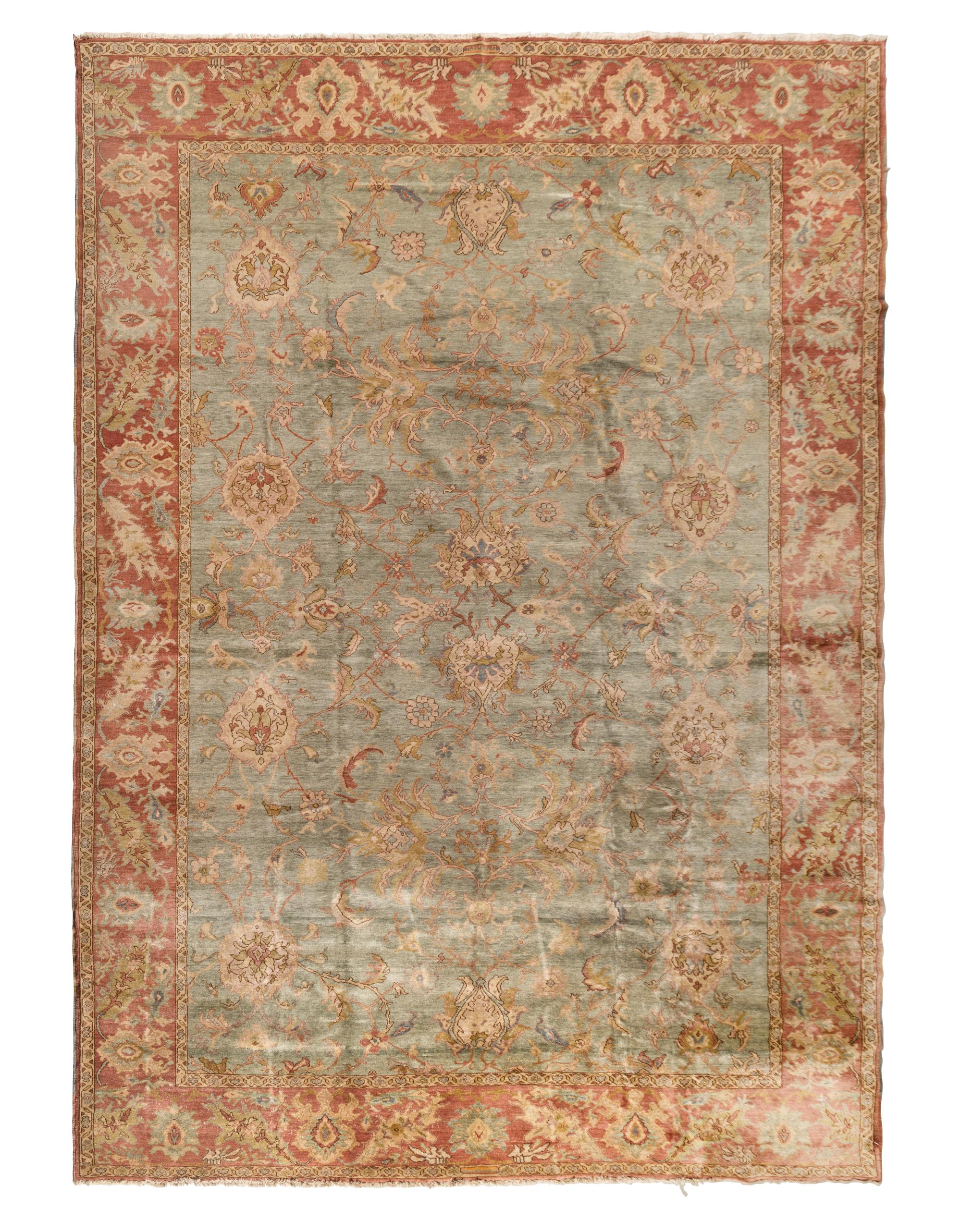 An Egyptian Sultanabad Wool Rug