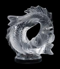 A Lalique Deux Poissons Figure
