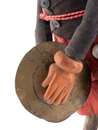 A Carved and Painted Folk Art Mickey Mouse Toy