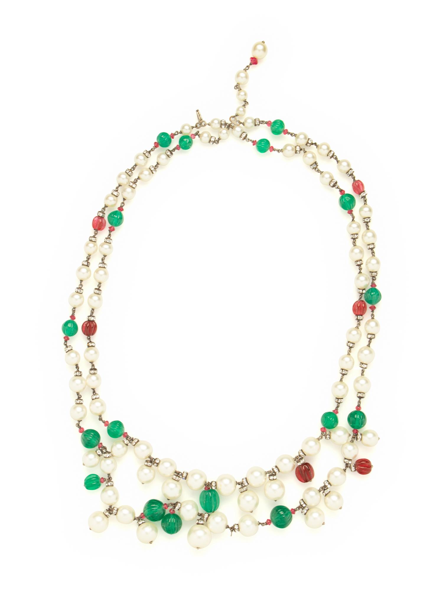 Couture Necklace Attributed to Chanel by Robert Goossens, c. 1954-74