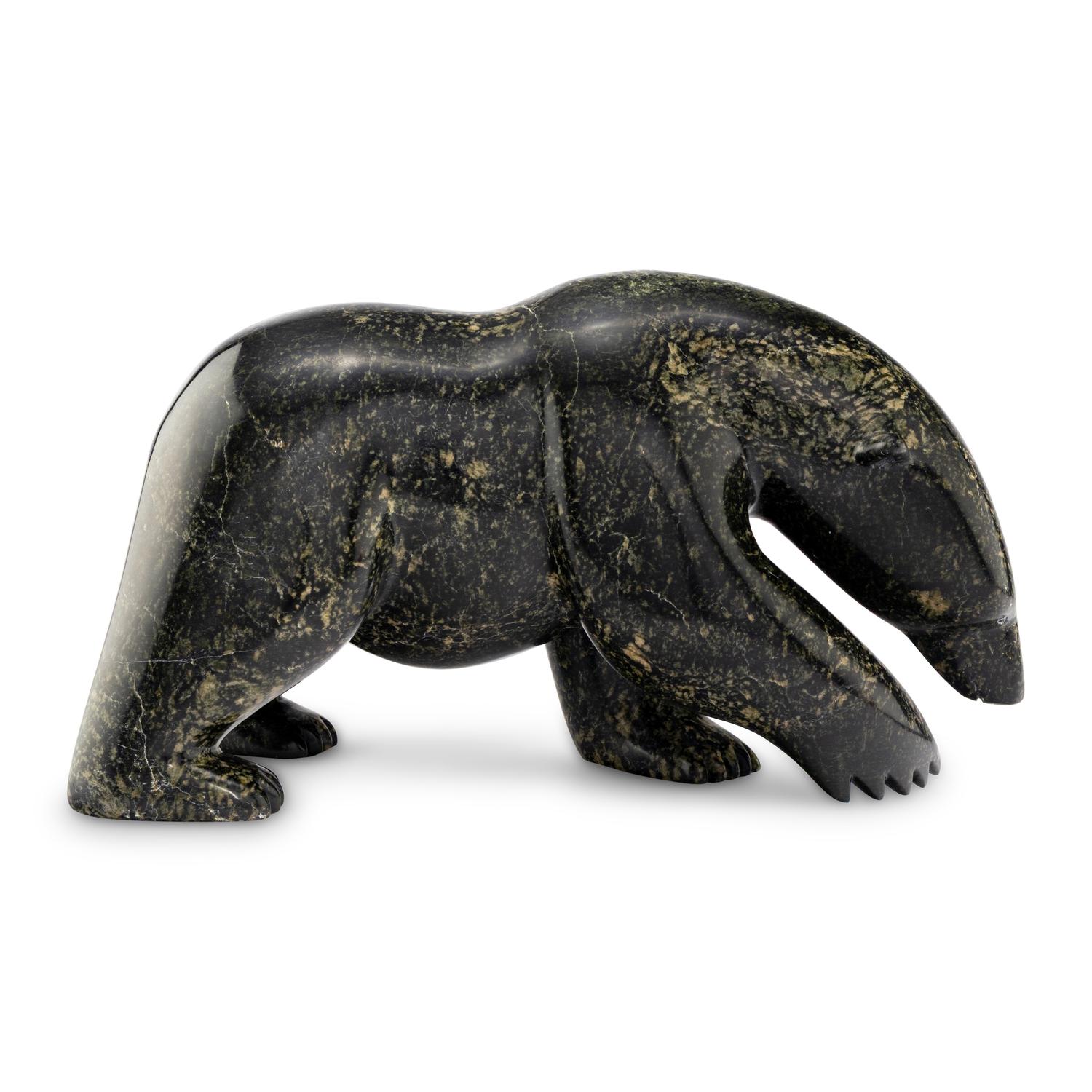 Inuit Carved Soapstone Polar Bear
