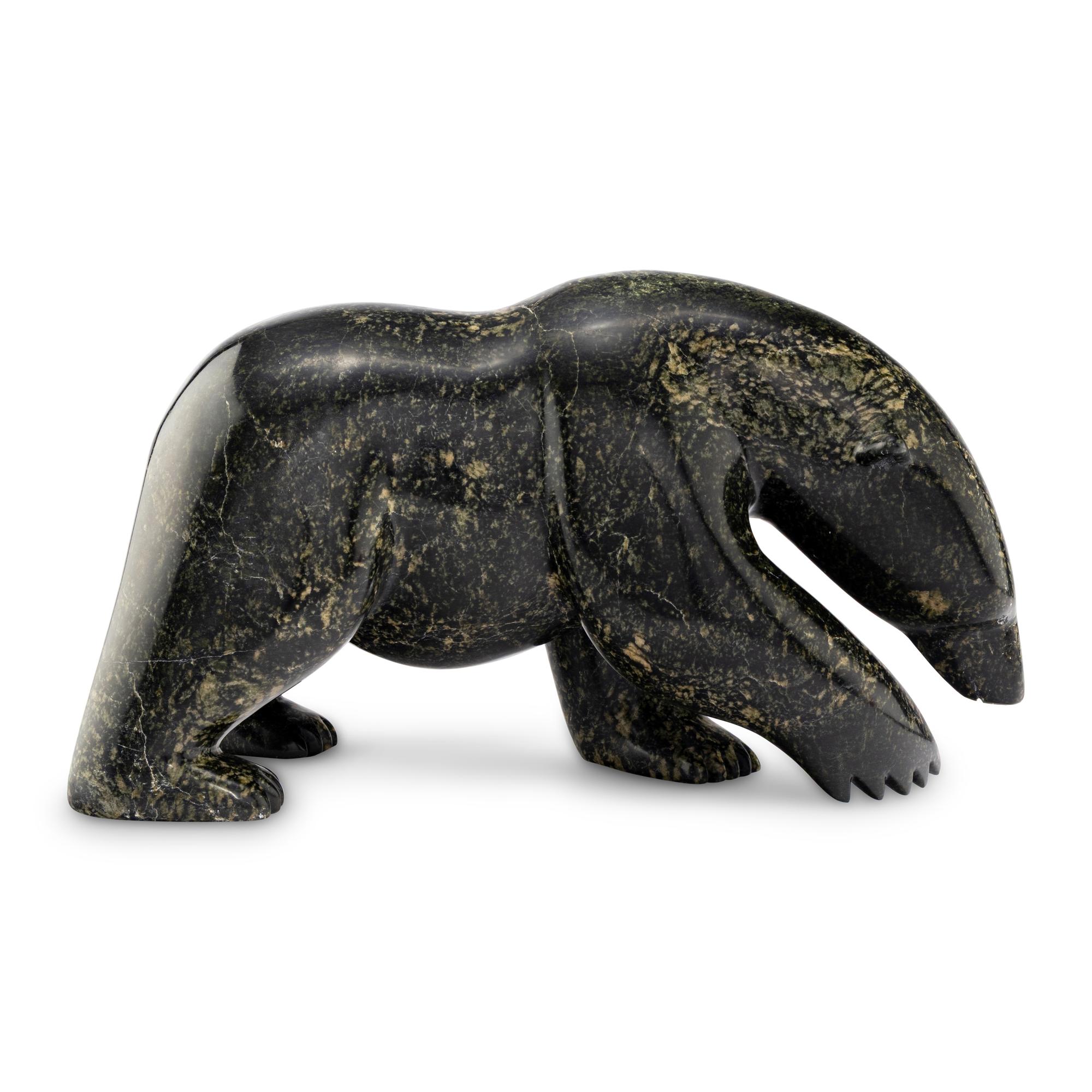 Inuit Carved Soapstone Polar Bear