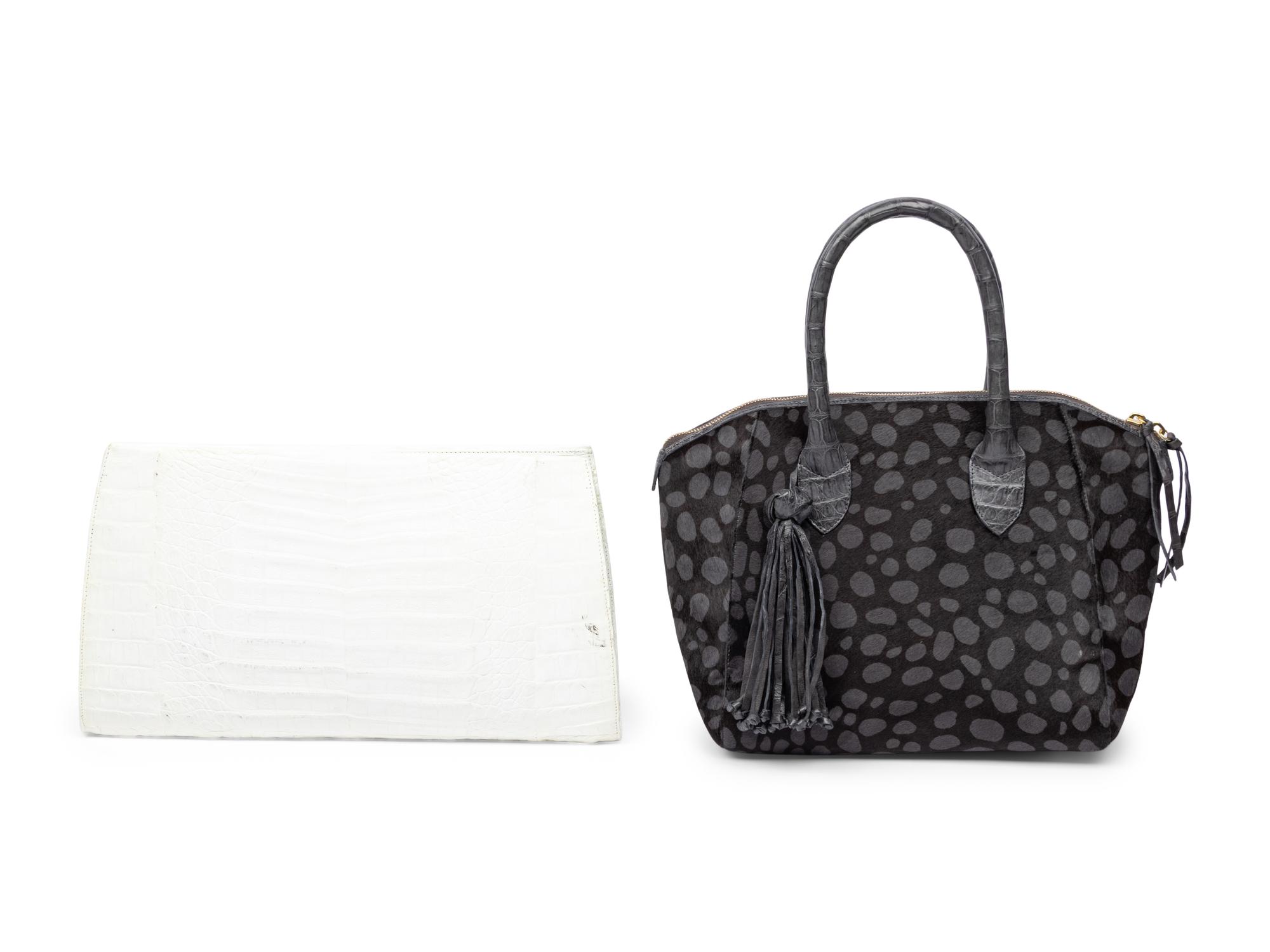 Nancy Gonzalez, Woven Clutch and Tote