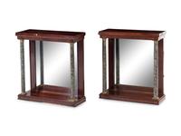 A Pair of Russian Rosewood Pier Tables