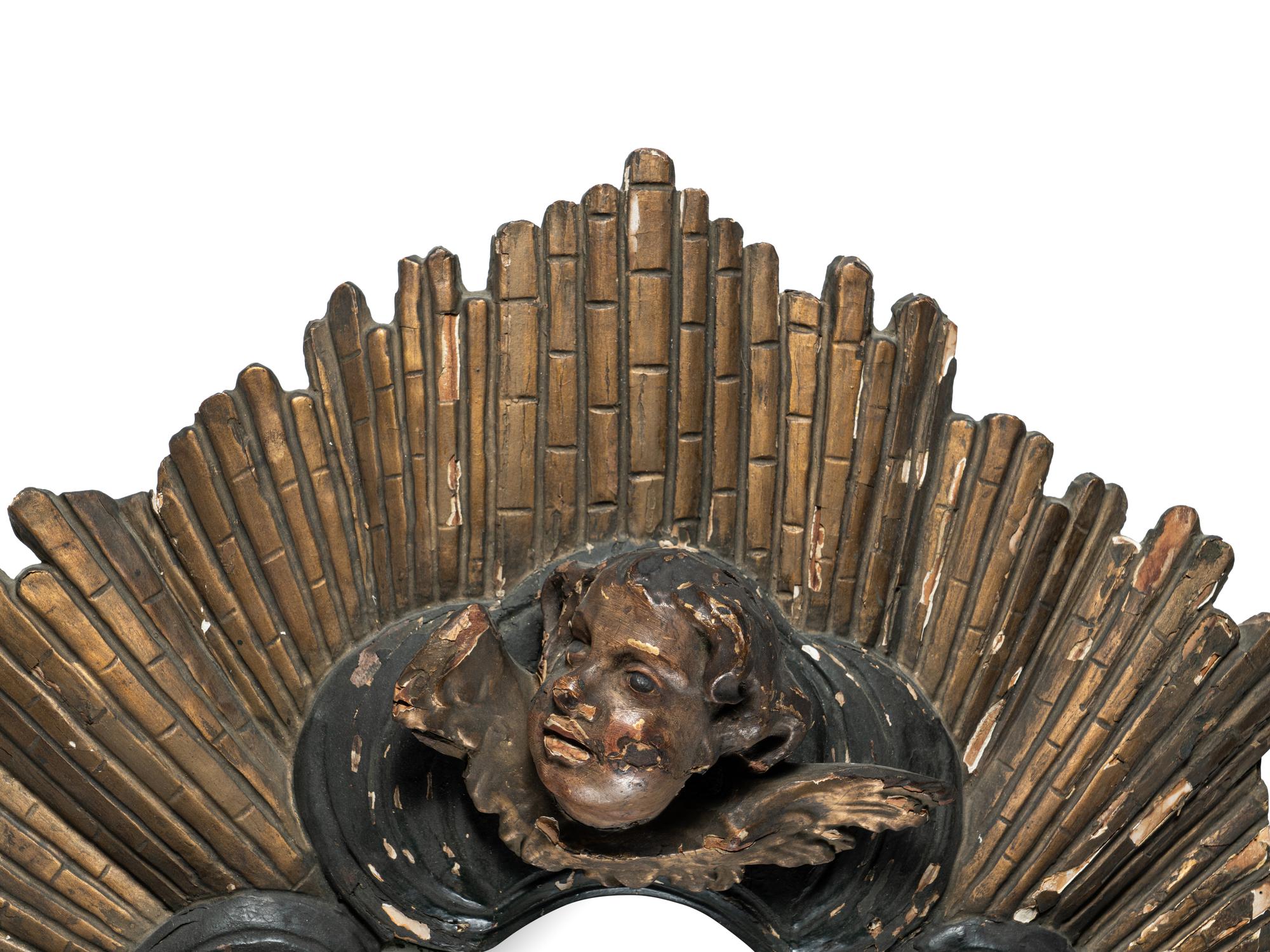 A Florentine Giltwood Mirror