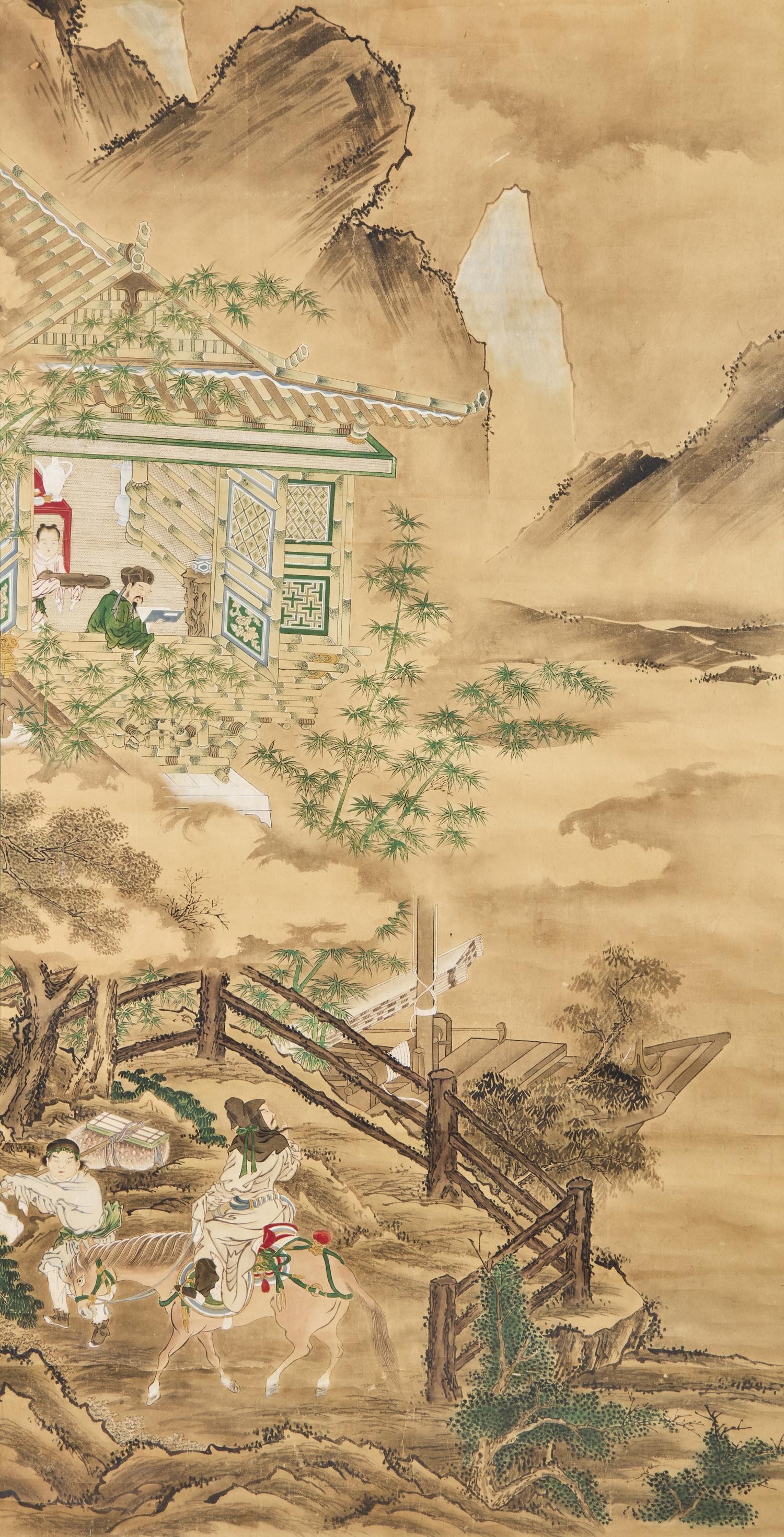 A Japanese 'Scholars' Painting