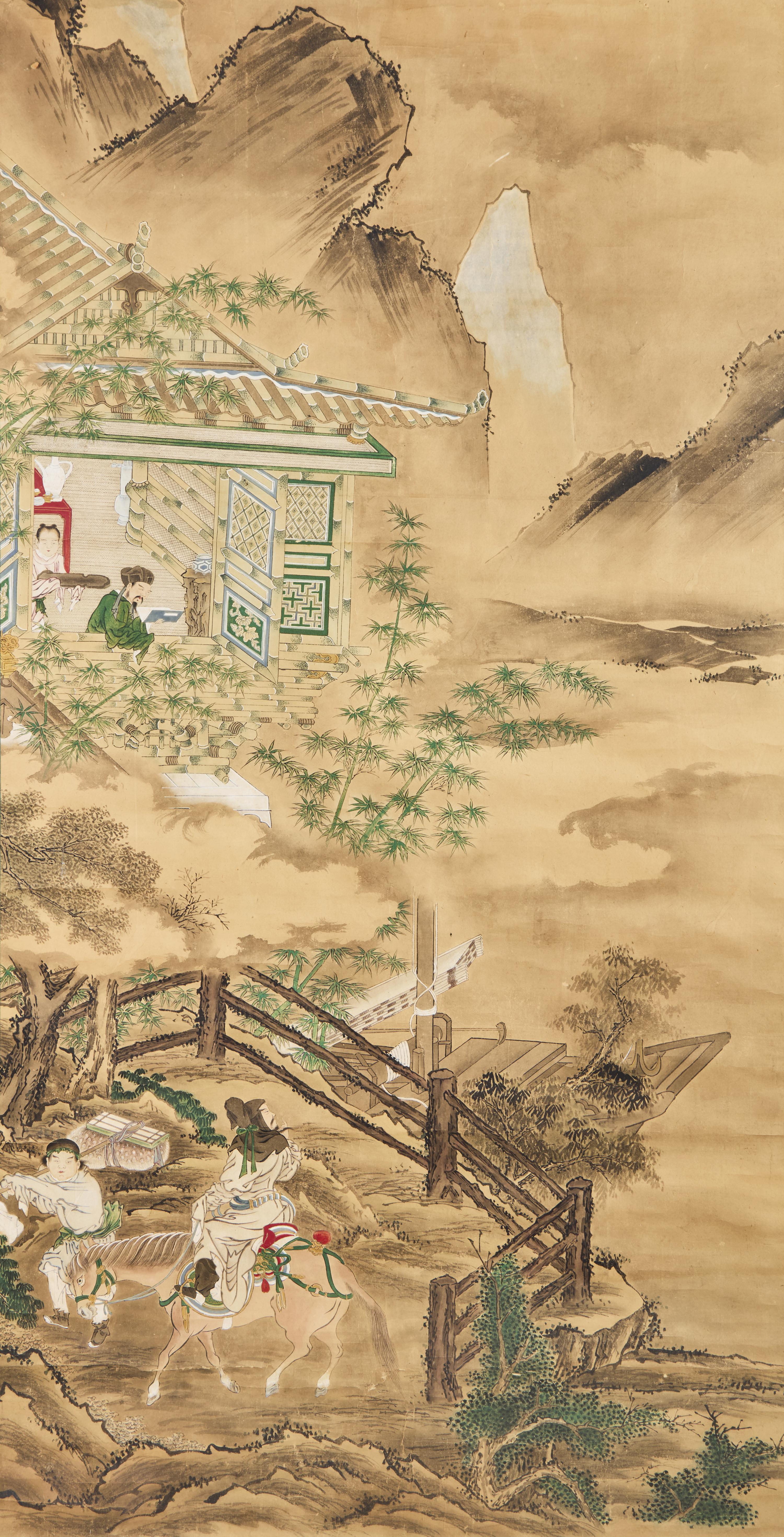 A Japanese 'Scholars' Painting