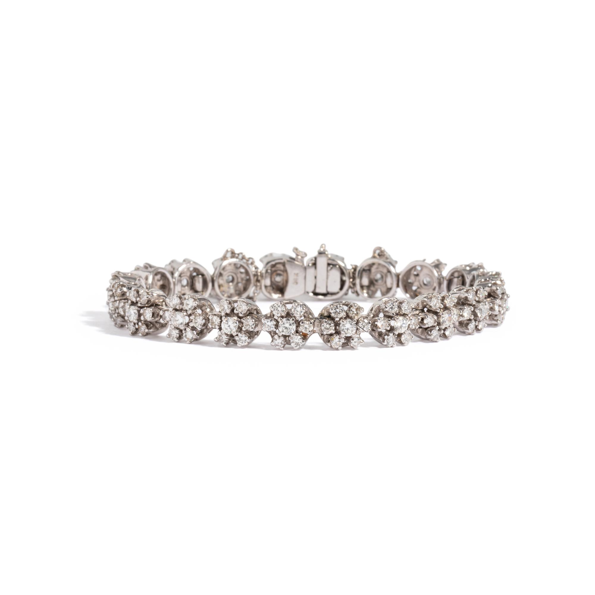 WHITE GOLD AND DIAMOND BRACELET