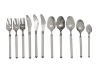 A Group of Rosenthal Porcelain Mounted Silver Flatware