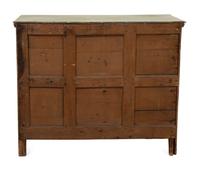 A North European Neoclassical Blue-Painted Commode