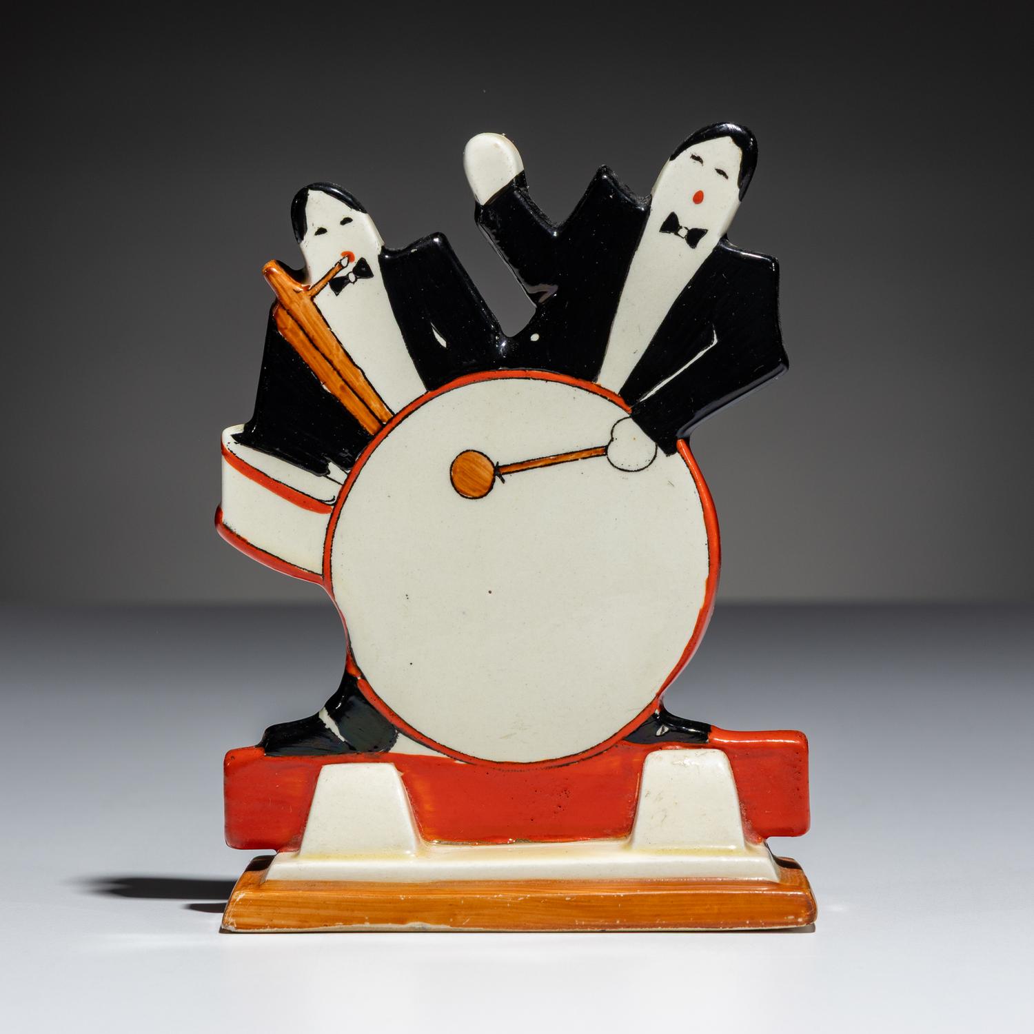 Clarice Cliff (English, 1899–1972) — Age of Jazz, Drummers