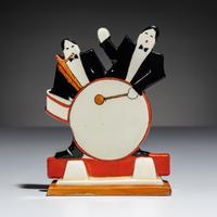 Clarice Cliff (English, 1899–1972) — Age of Jazz, Drummers