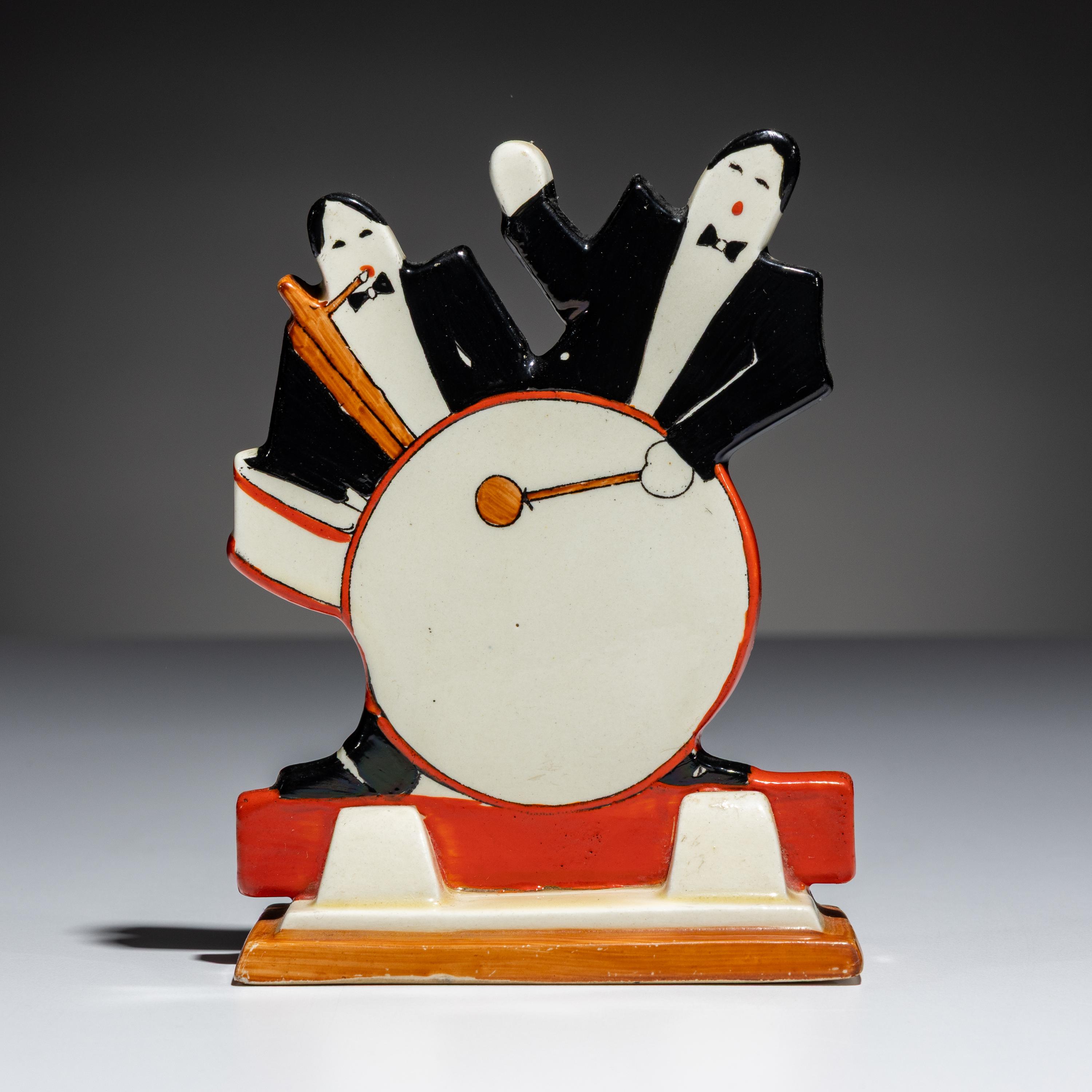 Clarice Cliff (English, 1899–1972) — Age of Jazz, Drummers