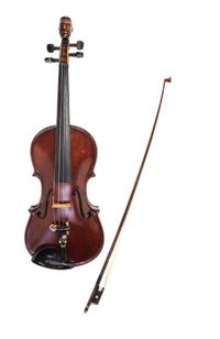 A French Maple Violin Length of violin 23 3/4 inches. — LABELED PIERRE PACHERELE, PARIS, 1849