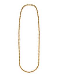 YELLOW GOLD LONGCHAIN NECKLACE