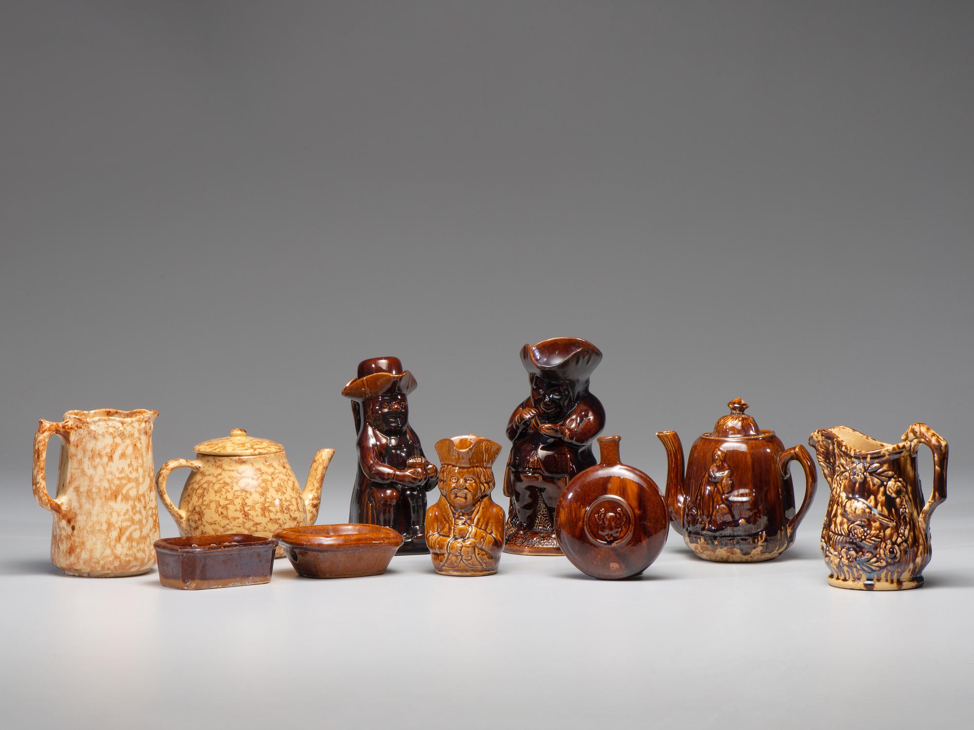 Ten Rockingham Glaze Articles