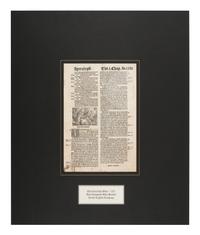 [BIBLE LEAVES - ENGLISH - 16TH CENTURY]. A group of 9 Bible leaves in English, comprising: