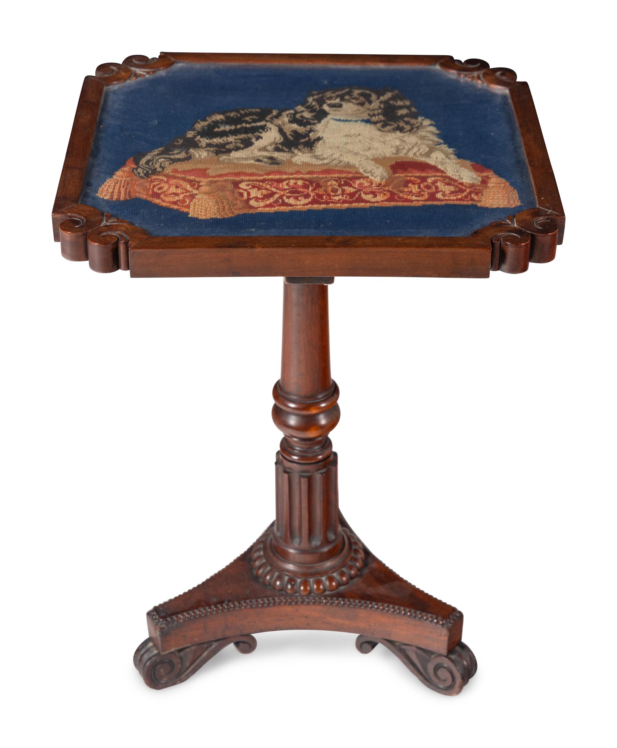 A Regency Mahogany Tea Table