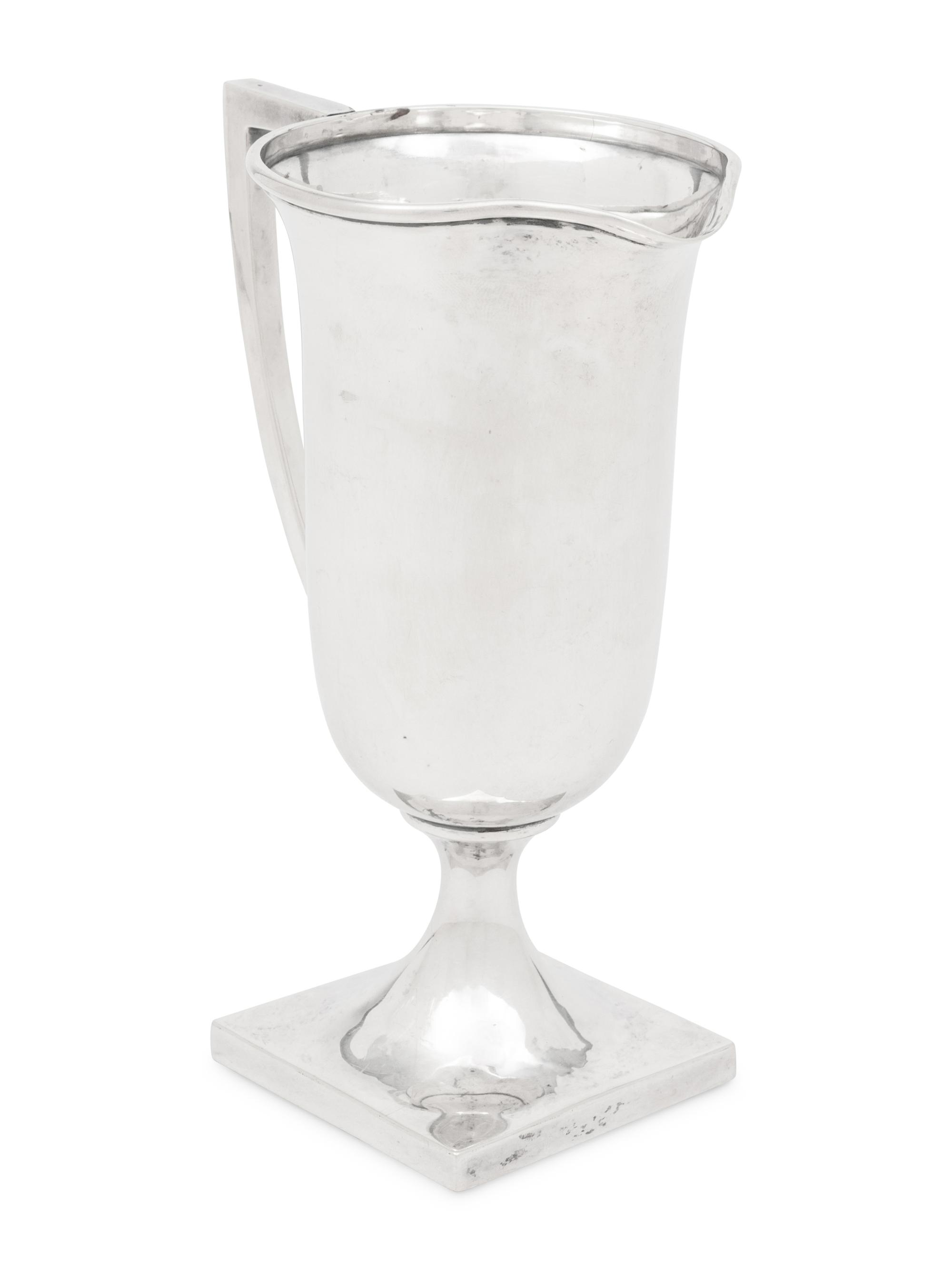 An American Silver Pitcher
