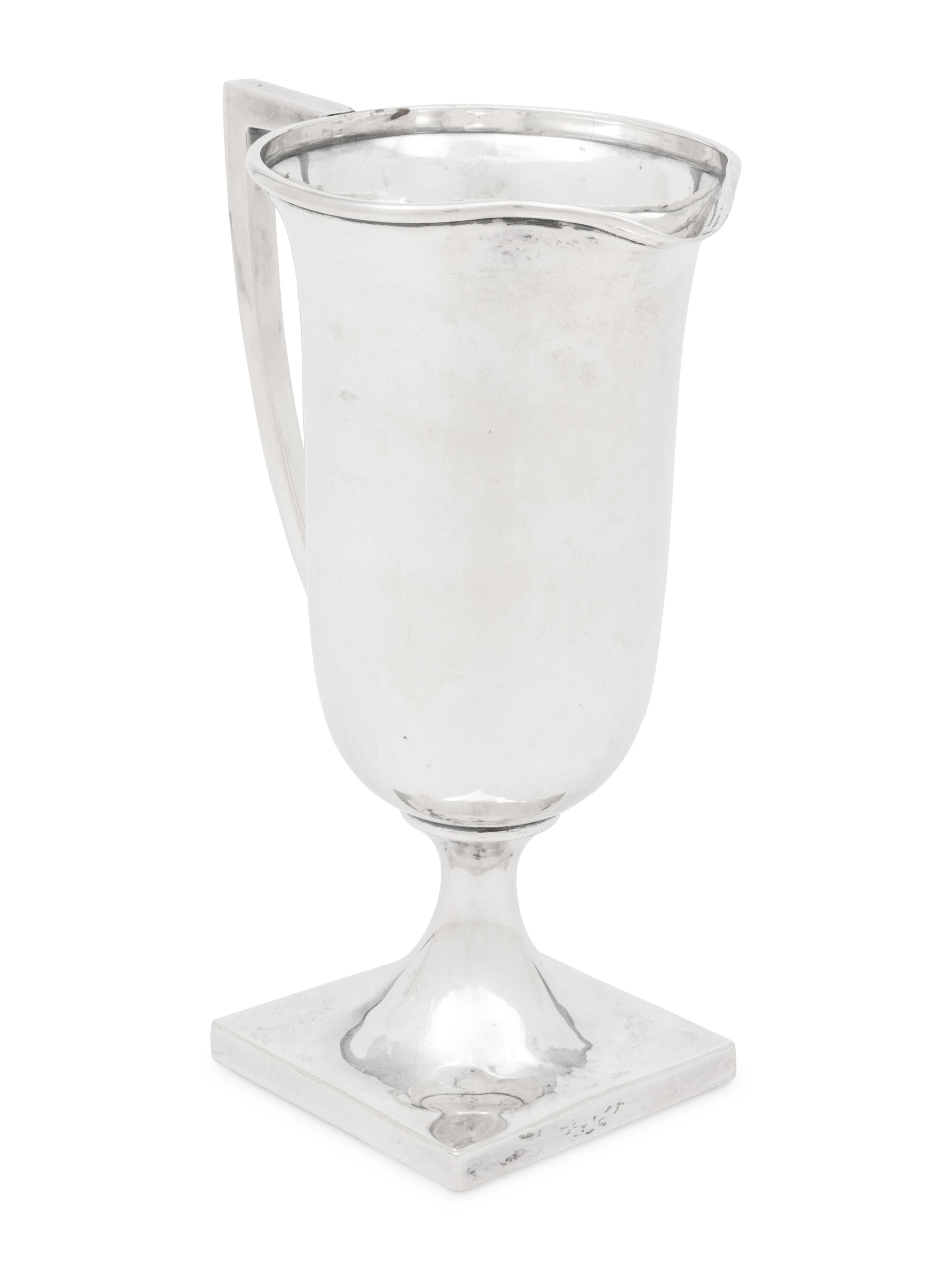 An American Silver Pitcher