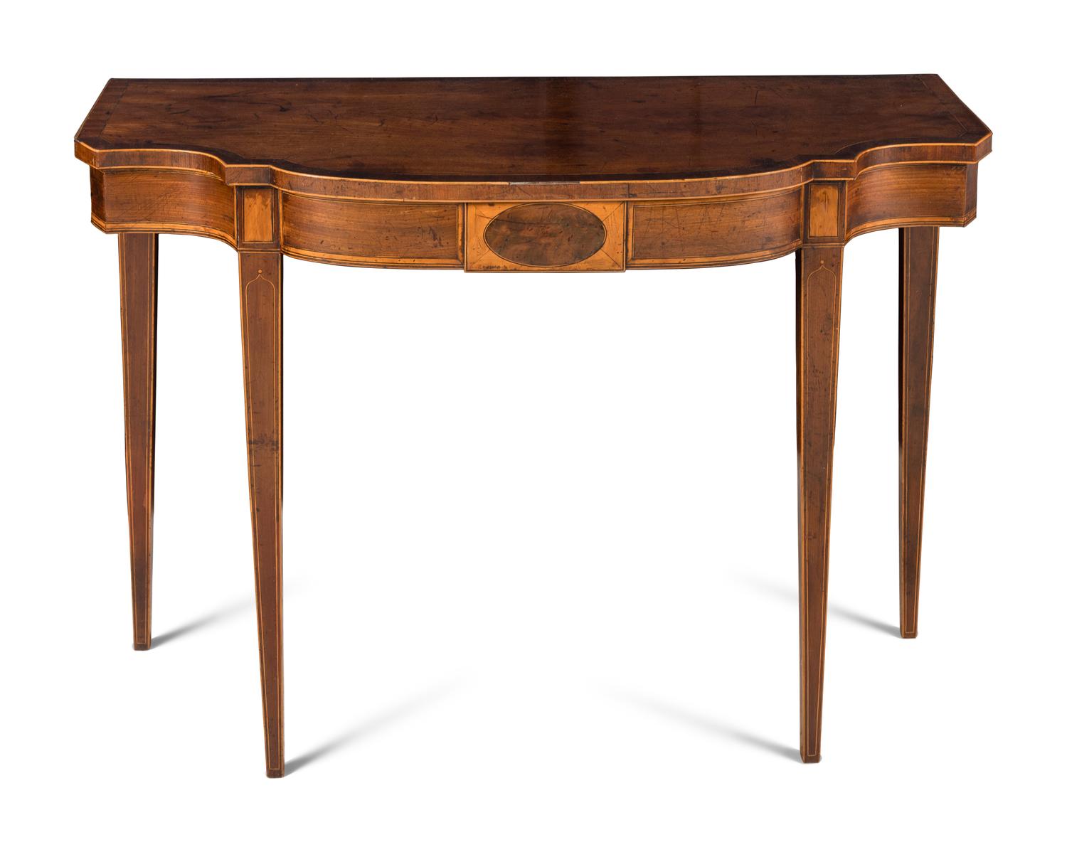 A George III Mahogany Console Table